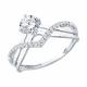 Серебряное кольцо Diamant 94-110-00043-1 с фианитом