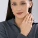 Серебряное кольцо Diamant 94-110-00043-1 с фианитом
