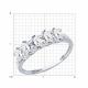 Серебряное кольцо Diamant 94-110-00067-1 с фианитом