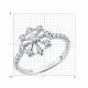 Серебряное кольцо Diamant 94-110-00084-1 с фианитом