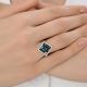 Серебряное кольцо Diamant с кристальной тканью 94-110-00098-2