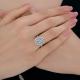 Серебряное кольцо Diamant с кристальной тканью 94-110-00105-1