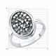 Серебряное кольцо Diamant с кристальной тканью 94-110-00105-1