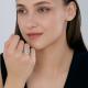 Серебряное кольцо Diamant с кристальной тканью 94-110-00105-1