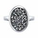 Серебряное кольцо Diamant с кристальной тканью 94-110-00105-1