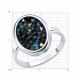 Серебряное кольцо Diamant с кристальной тканью 94-110-00105-2