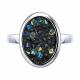 Серебряное кольцо Diamant с кристальной тканью 94-110-00105-2