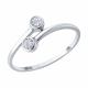 Серебряное кольцо Diamant 94-110-00137-1 с фианитом