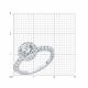 Серебряное кольцо Diamant 94-110-00194-2 с фианитом