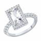 Серебряное кольцо Diamant 94-110-00202-3 с фианитом