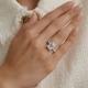 Серебряное кольцо Diamant 94-110-00202-3 с фианитом