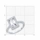 Серебряное кольцо Diamant 94-110-00202-3 с фианитом