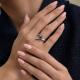 Серебряное кольцо Символ года Змея Diamant с фианитом 94-110-00251-1