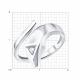Серебряное кольцо Символ года Змея Diamant с фианитом 94-110-00251-1