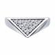 Серебряное кольцо Diamant 94-110-00257-1 с фианитом