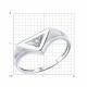 Серебряное кольцо Diamant 94-110-00269-1 с фианитом