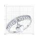 Серебряное кольцо Diamant 94-110-00297-1 с фианитом