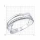 Серебряное кольцо Diamant 94-110-00386-1 с фианитом