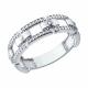 Серебряное кольцо Diamant 94-110-00388-1 с фианитом