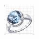 Серебряное кольцо Diamant 94-110-00399-1 с ювелирным кристаллом