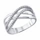 Серебряное кольцо Diamant 94-110-00406-1 с фианитом