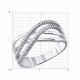Серебряное кольцо Diamant 94-110-00406-1 с фианитом