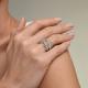 Серебряное кольцо Diamant 94-110-00410-1 с фианитом
