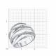 Серебряное кольцо Diamant 94-110-00410-1 с фианитом