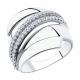 Серебряное кольцо Diamant 94-110-00425-1 с фианитом