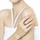 Кольцо из серебра Diamant с алпанитами и фианитами 94-110-00661-1