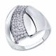 Серебряное кольцо Diamant 94-110-00676-1 с фианитом