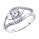 Серебряное кольцо Diamant 94-110-00731-1 с фианитом