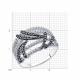 Серебряное кольцо Diamant 94-110-00779-1 с фианитом
