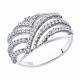 Серебряное кольцо Diamant 94-110-00785-2 с фианитом