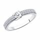 Серебряное кольцо Diamant 94-110-00792-1 с фианитом