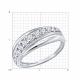 Серебряное кольцо Diamant 94-110-00817-1 с фианитом