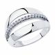 Серебряное кольцо Diamant 94-110-00997-1 с фианитом