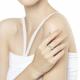 Серебряное кольцо Diamant 94-110-01050-1 с фианитом