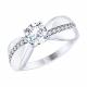 Серебряное кольцо Diamant 94-110-01222-1 с фианитом