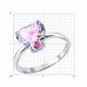 Серебряное кольцо Diamant 94-110-01242-1 с фианитом