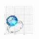 Серебряное кольцо Diamant 94-110-01249-2 с ювелирным кристаллом