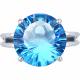 Серебряное кольцо Diamant 94-110-01249-2 с ювелирным кристаллом
