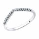 Серебряное кольцо Diamant 94-110-01511-2 с фианитом