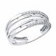 Серебряное кольцо Diamant 94-110-01577-2 с фианитом