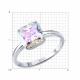 Серебряное кольцо Diamant 94-110-01751-1 с фианитом