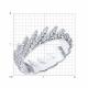 Серебряное кольцо Diamant 94-110-01941-1 с фианитом