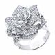 Серебряное кольцо Diamant 94-110-02050-2 с фианитом