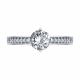 Серебряное кольцо Diamant 94-110-02135-1 с фианитом