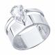 Серебряное кольцо Diamant 94-110-02344-1 с фианитом