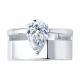 Серебряное кольцо Diamant 94-110-02344-1 с фианитом